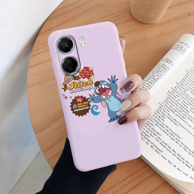 For Redmi 13C Case Kawayi Stich Monster Protective Shell Redmi13C?Cartoon Painted Soft Silicone Fundas for Redmi 13C 13 C Cover