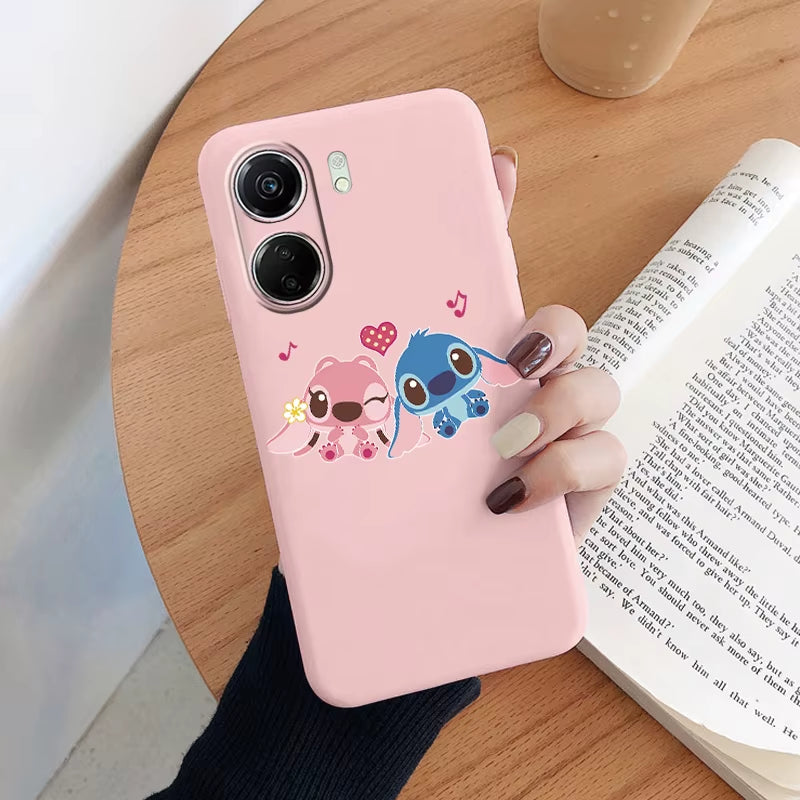 For Redmi 13C Case Kawayi Stich Monster Protective Shell Redmi13C?Cartoon Painted Soft Silicone Fundas for Redmi 13C 13 C Cover