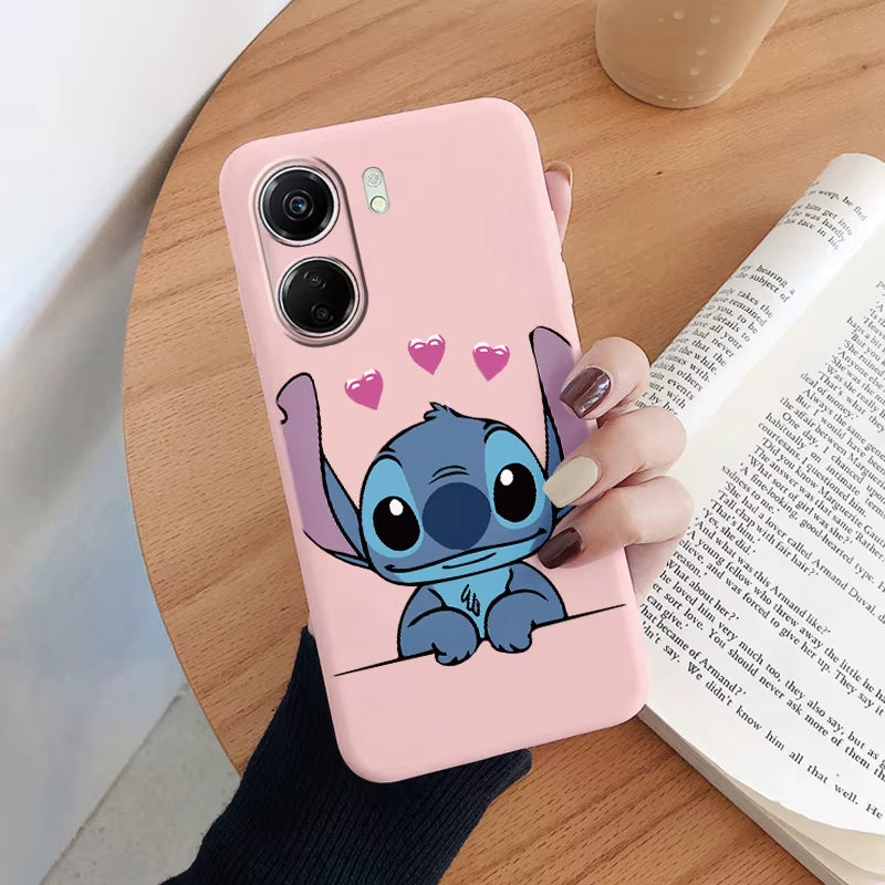 For Redmi 13C Case Kawayi Stich Monster Protective Shell Redmi13C?Cartoon Painted Soft Silicone Fundas for Redmi 13C 13 C Cover