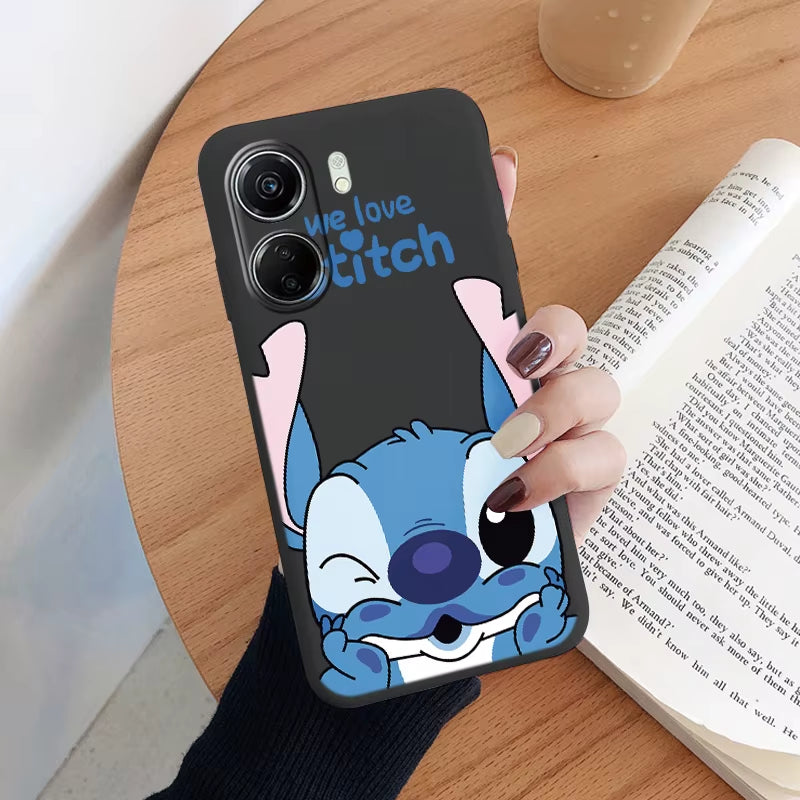 For Redmi 13C Case Kawayi Stich Monster Protective Shell Redmi13C?Cartoon Painted Soft Silicone Fundas for Redmi 13C 13 C Cover