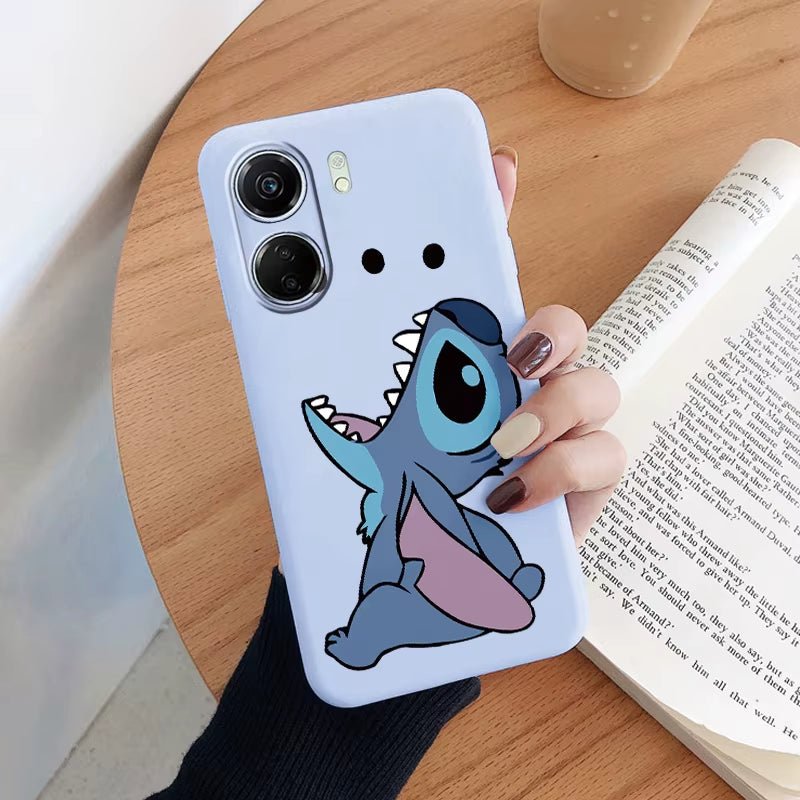 For Redmi 13C Case Kawayi Stich Monster Protective Shell Redmi13C?Cartoon Painted Soft Silicone Fundas for Redmi 13C 13 C Cover