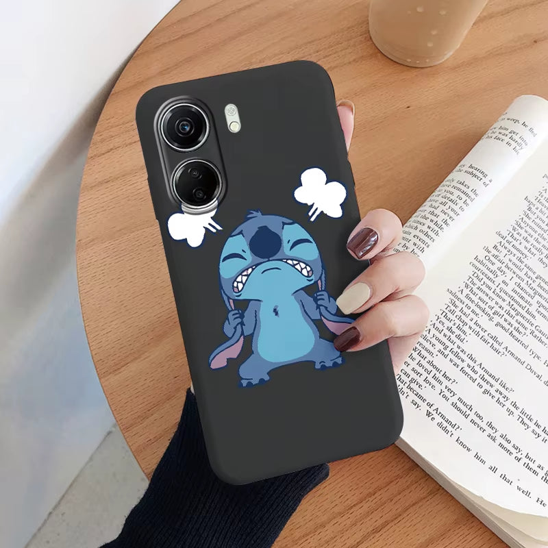 For Redmi 13C Case Kawayi Stich Monster Protective Shell Redmi13C?Cartoon Painted Soft Silicone Fundas for Redmi 13C 13 C Cover