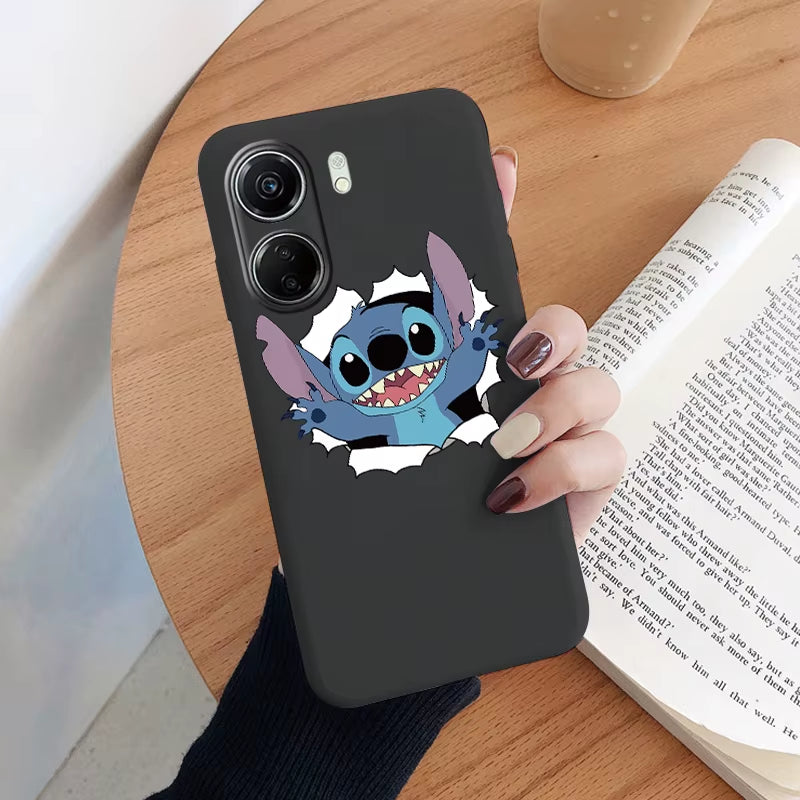 For Redmi 13C Case Kawayi Stich Monster Protective Shell Redmi13C?Cartoon Painted Soft Silicone Fundas for Redmi 13C 13 C Cover