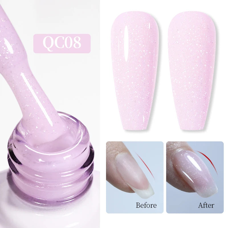 10Ml Jelly Nude Gel Nail Polish 50 Colors Semi Transparent Nail Art Nail Supplies Soak off UV LED Nails Gel Varnish